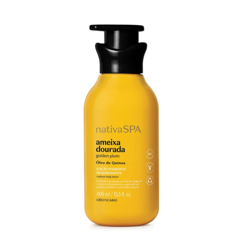 O Boticário Nativa Spa Golden Plum Radiant Body Lotion 400ml